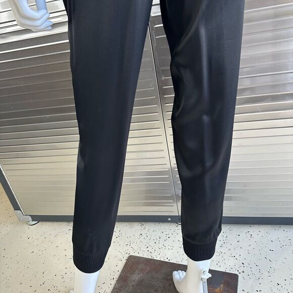 DKNY Black Satin Pull On Joggers XS Petite - Picture 8 of 10